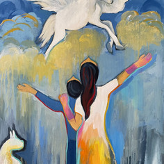 Silent Dream, 36H x 24W