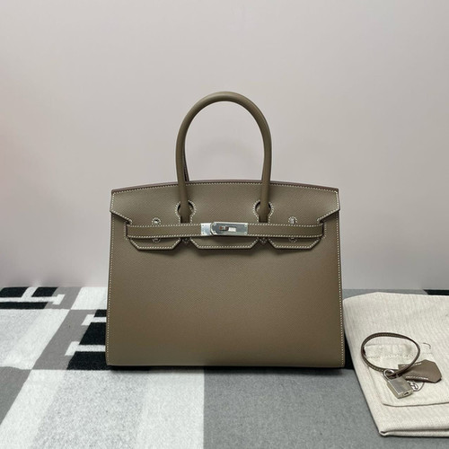 Hermès Birkin 30 | Etoupe | PHW | Epsom | U stamp