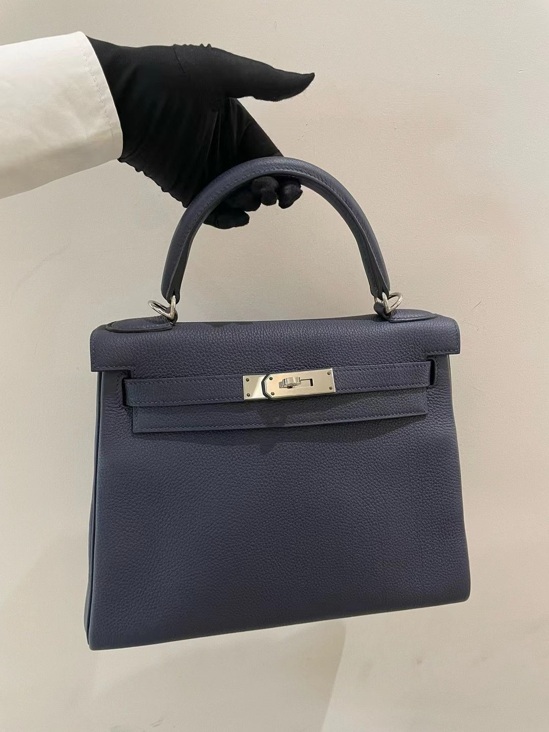 Kelly 28 | 2Z Bleu Nuit | PHW | Togo | D Stamp