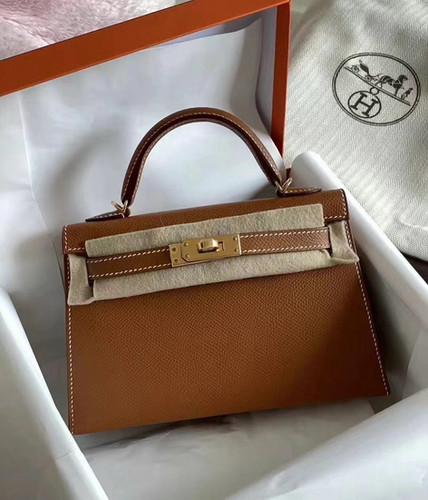 Hermès Mini Kelly 2 | Gold | GHW | Epsom | W Stamp