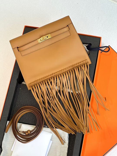 Hermès Kelly Danse Anate | Sesame | GHW | Swift | B stamp