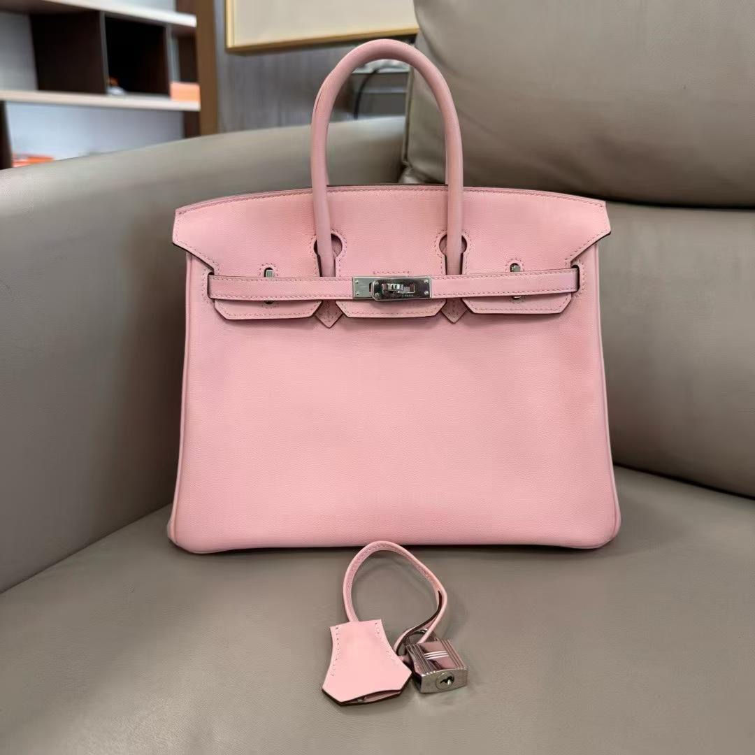 Birkin 25 | Rose Sakura | PHW | Swift | T Stamp