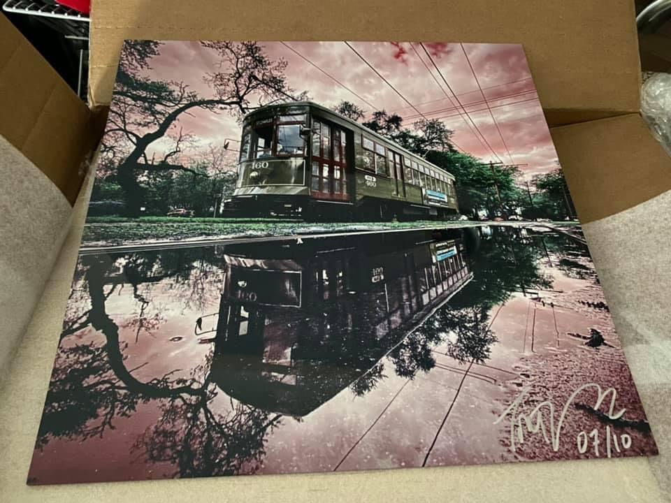 Thumbnail: "Streetcar Reflection #1" (20x20)