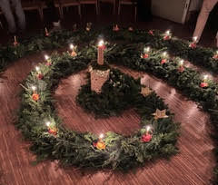 Lichterspirale - Einstimmung Rauhnächte