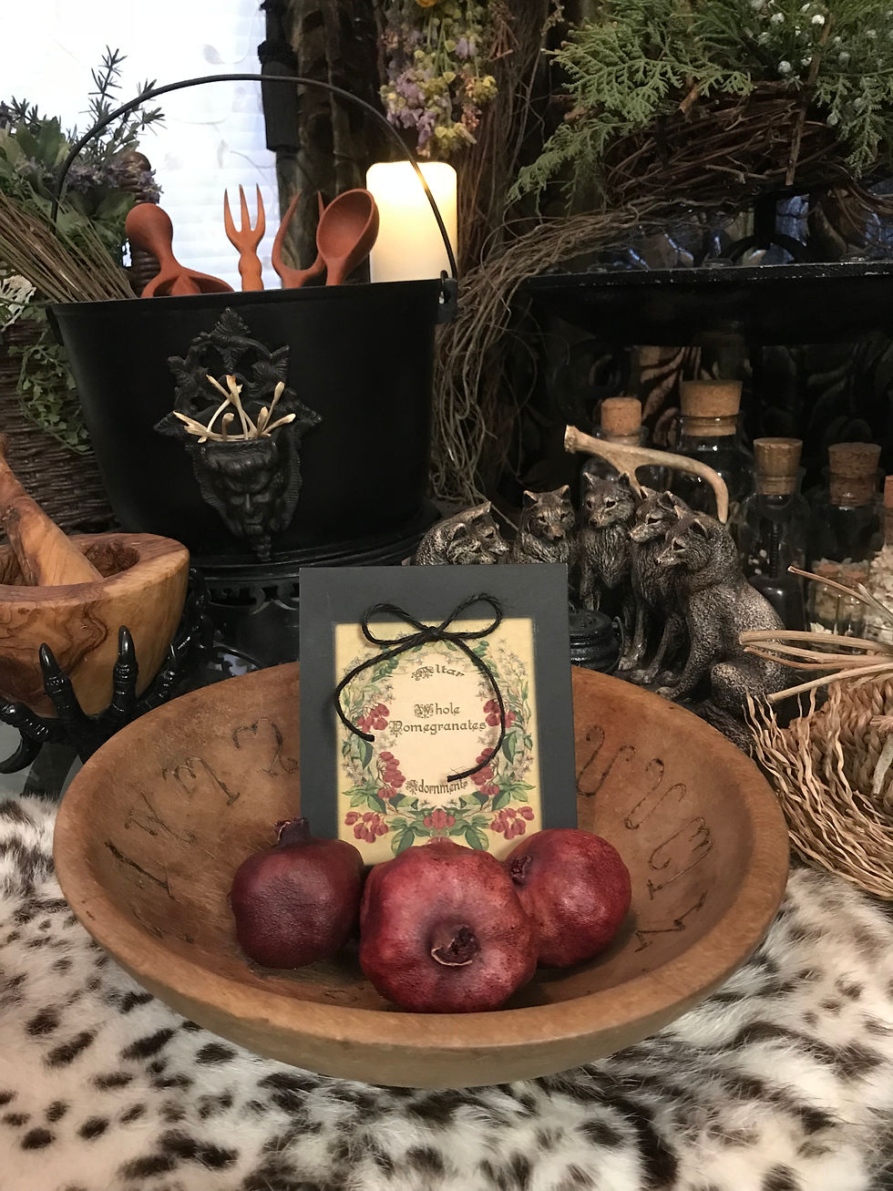 Thumbnail: Pomegranate: (Altar Adornments) ~ Sabbats, Altar, rituals, offerings, witchery