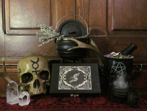 Thumbnail: Witches Utility Box ~ Incense Collection: Spell kit, Hearth protection