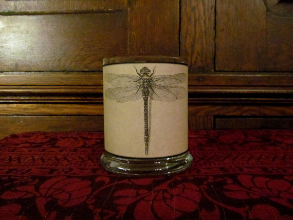 Dragonfly: Parchment Collection Candleholder