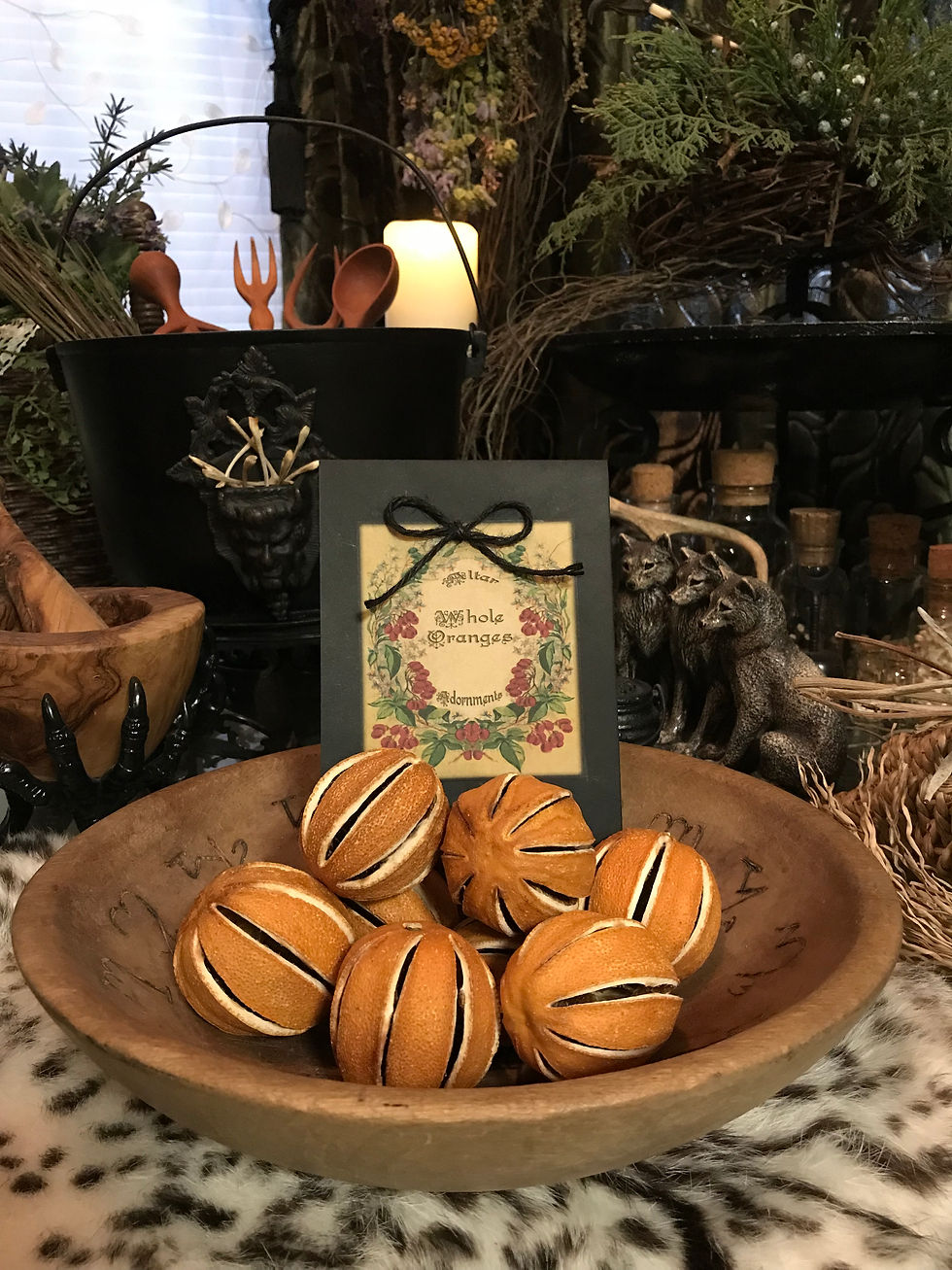 Thumbnail: Whole Oranges: (Altar Adornments) ~ Sabbats, Altar, rituals, offerings, witchery