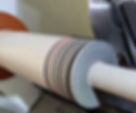 PE Foam Tape Rolls Being Cut