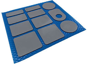 Thermal gap pad gasket die cut to shape