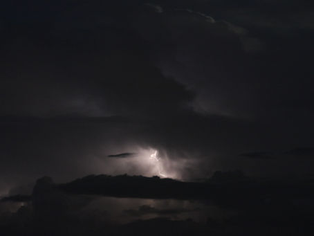 Sky over Scottsdale - International Space Station,  Fireworks, Lightning