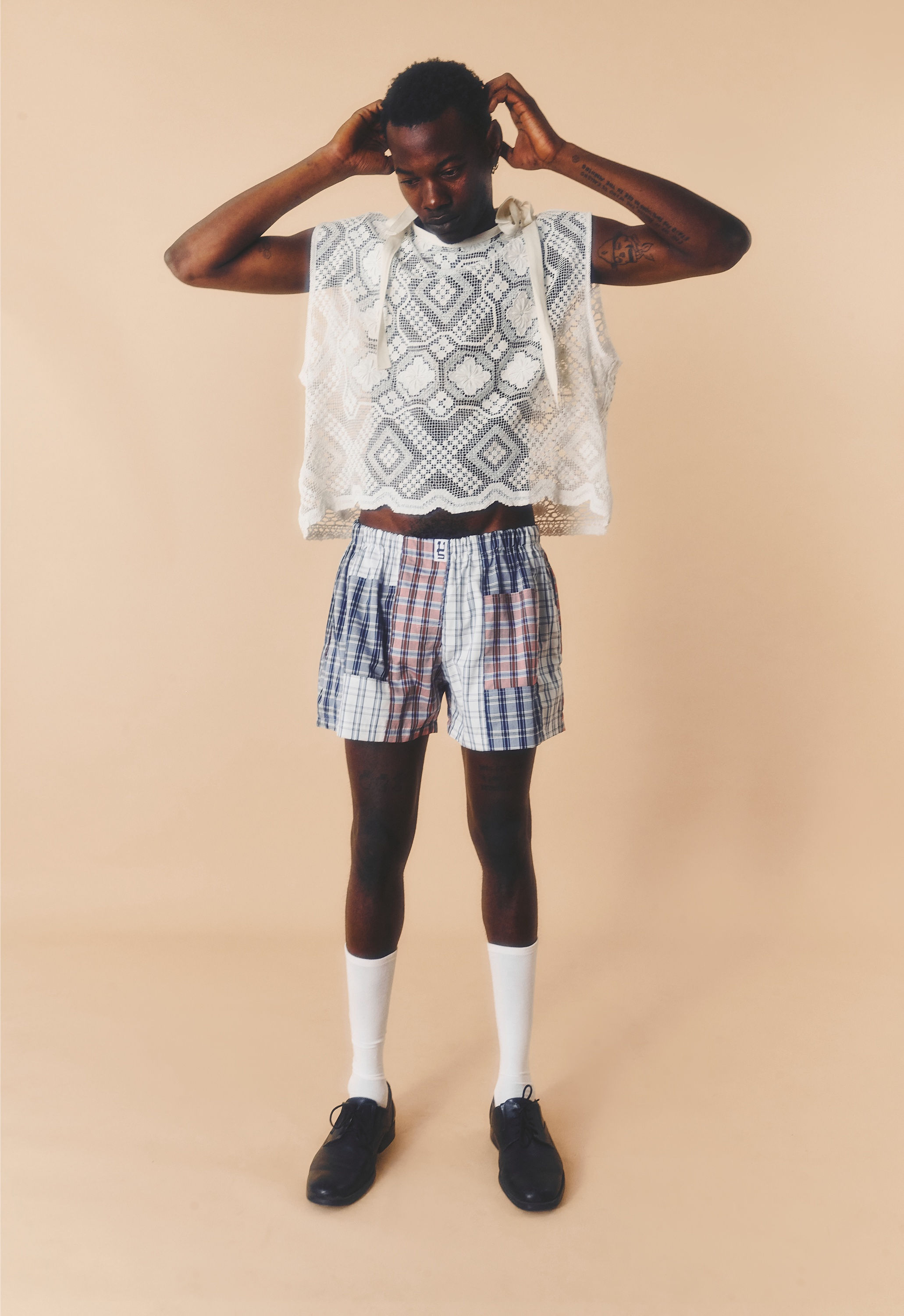 Crochet oversize vest