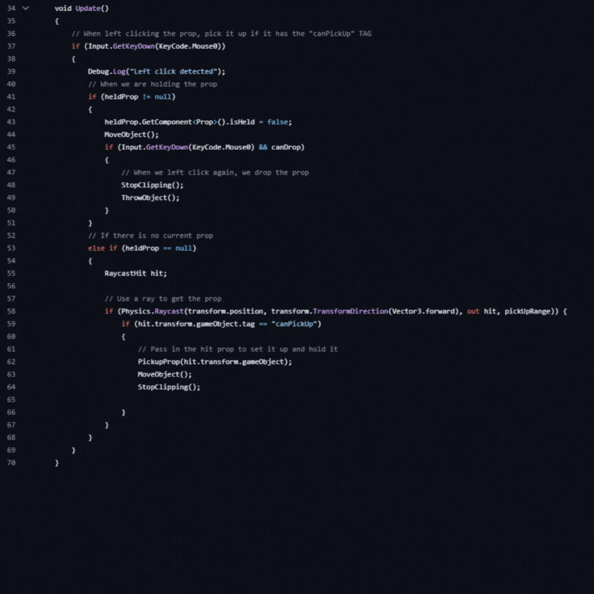 PickUp Script Snippet