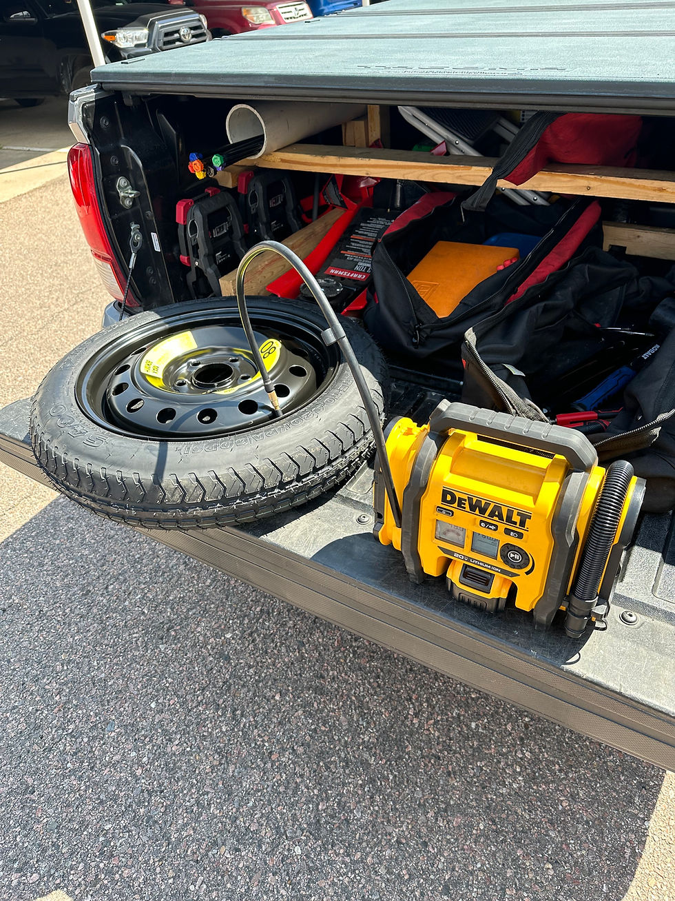 Tire Change with Spare