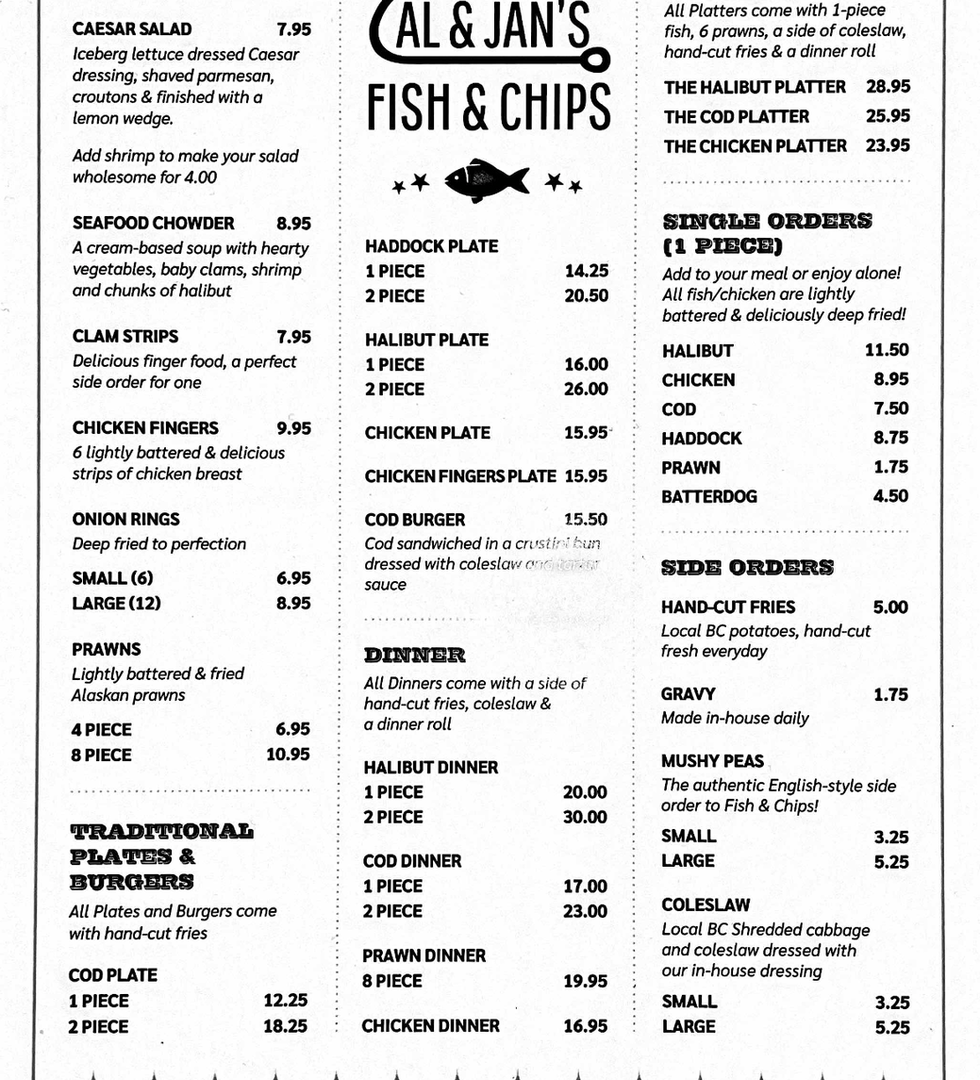Al and Jan's Fish and Chips | Al & Jan's Fish and Chips | Surrey