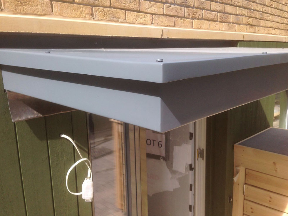 Damaged canopy- after spraying