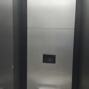 Toilet panel-After