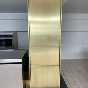 Brass kitchen unit-After