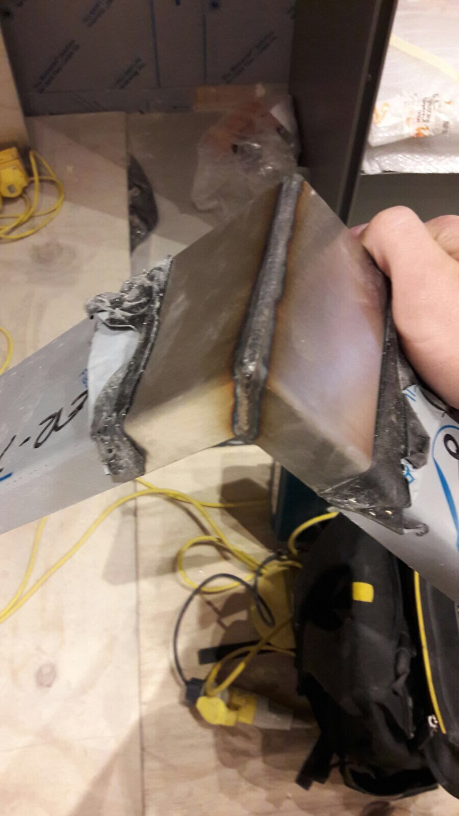 Corner pieces- Before