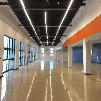 interior commercial building painting