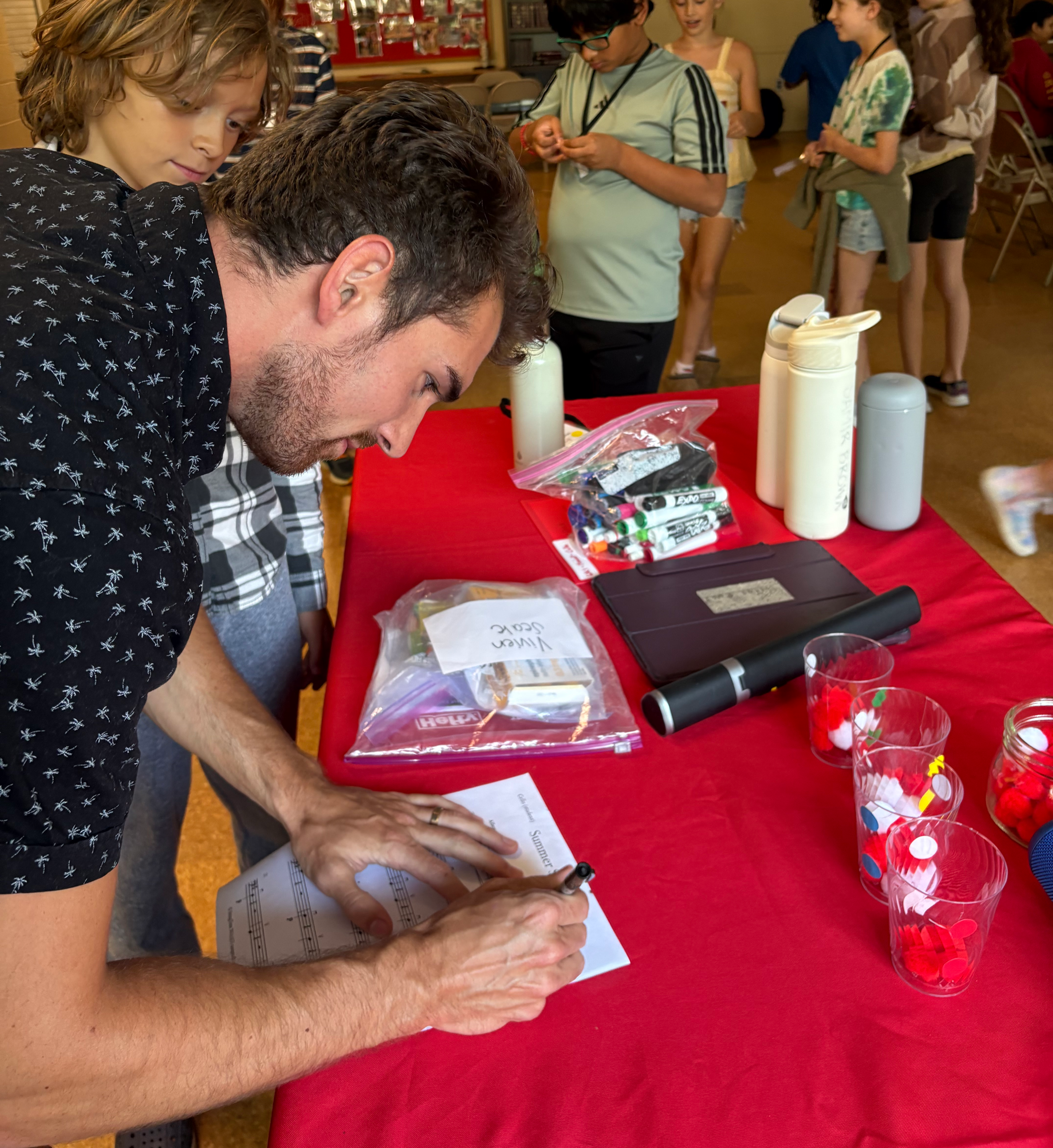 Composer Signing Autographs