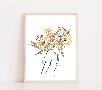 Boho Flower Heads_2 of 3_framed.png