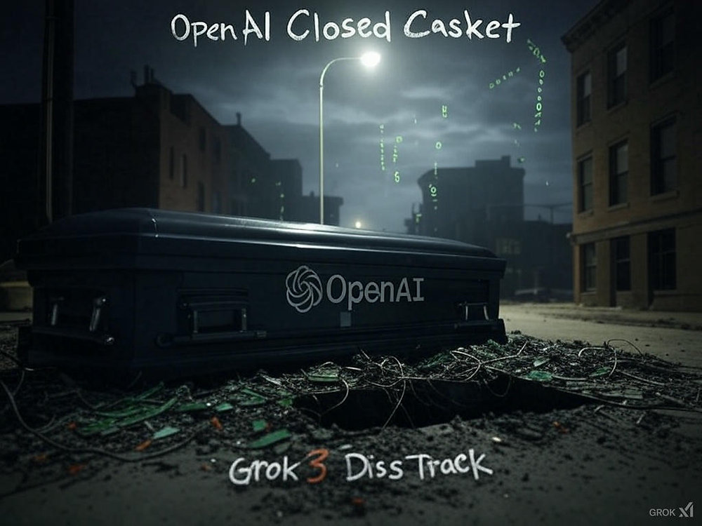 Grok 3's 'Open AI Closed Casket': When Supercomputer Meets Battle Rap