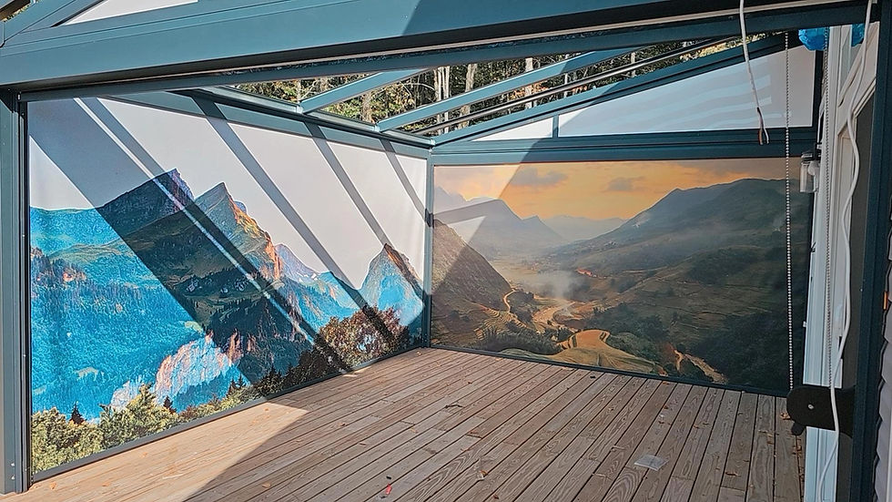 Engineering Expression: Custom Printed Shades for Solidare Pergolas