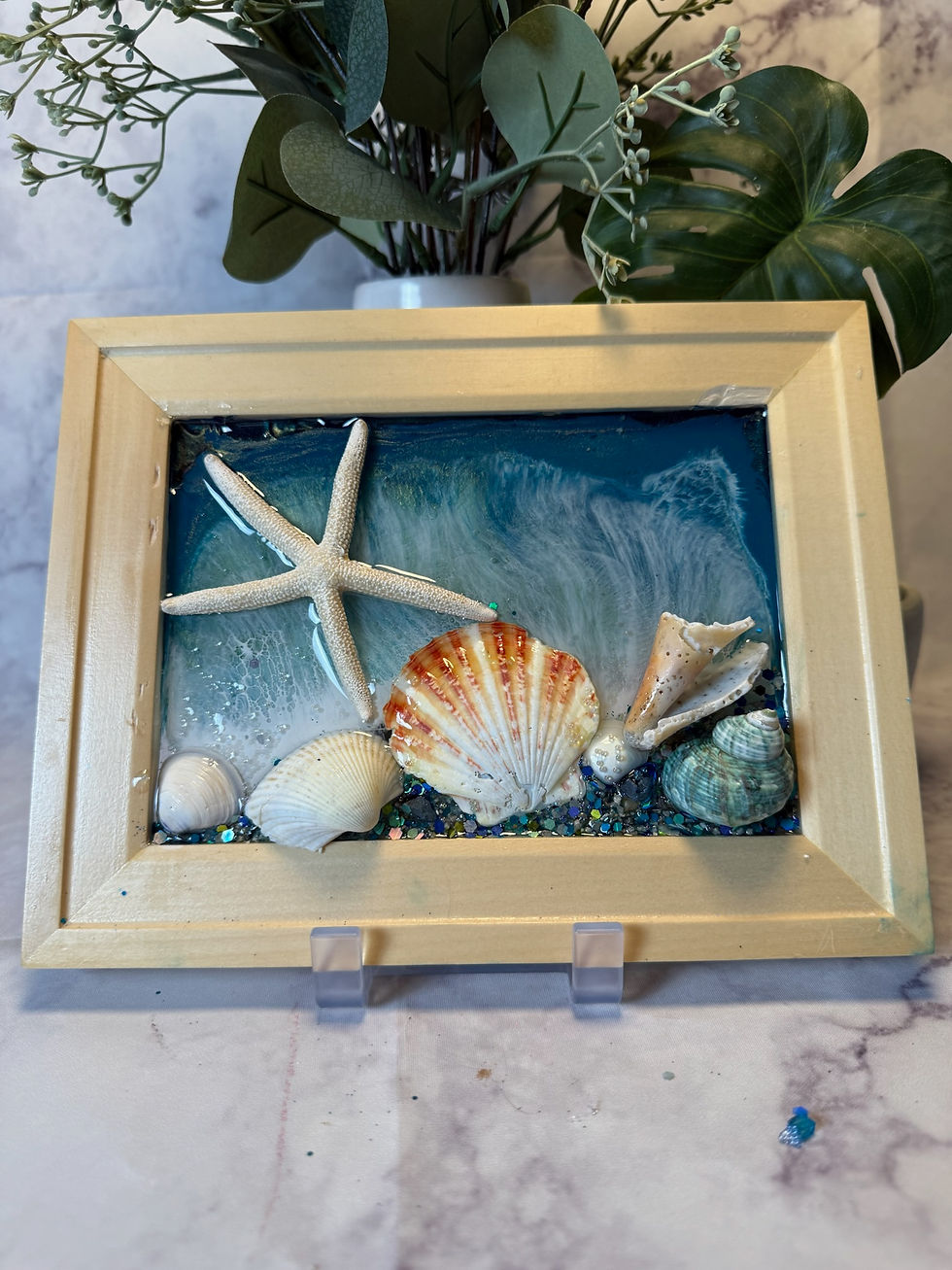 Thumbnail: 5” x 7” Framed ocean art
