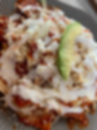 CHILAQUILES ROJOS C/POLLO