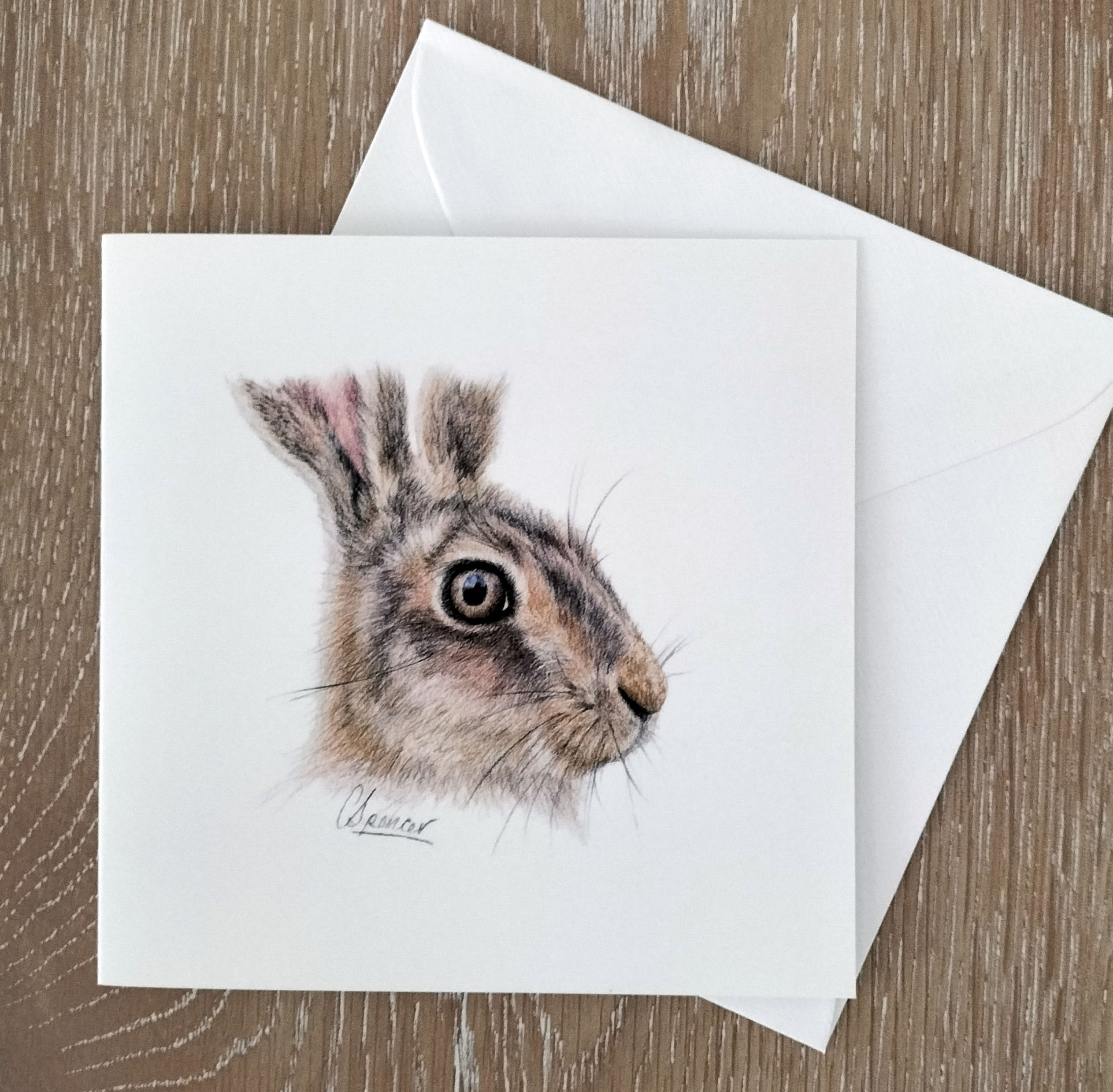 Hare Greeting Card