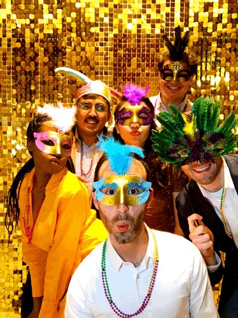 Asokan Lab @ Mardi Gras Party!