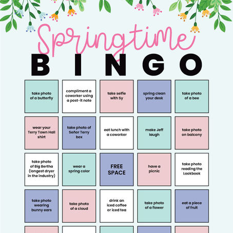 Let's Play: Springtime Bingo