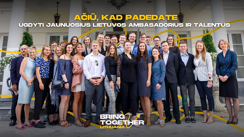 Skirkite 1,2% GPM ir prisidėkite prie Lietuvos ateities kūrimo