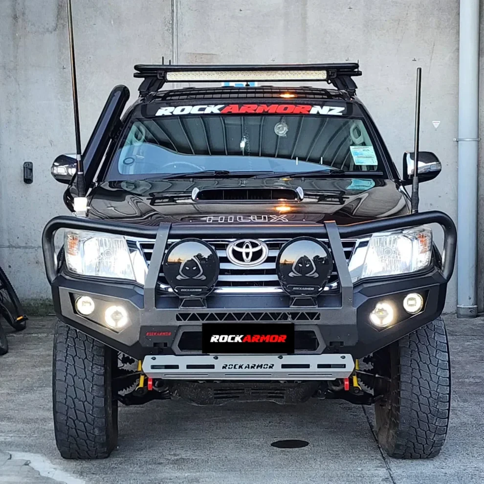 Rock Armor GT Hoop Steel Bullbar- Toyota Hilux N70 12-15