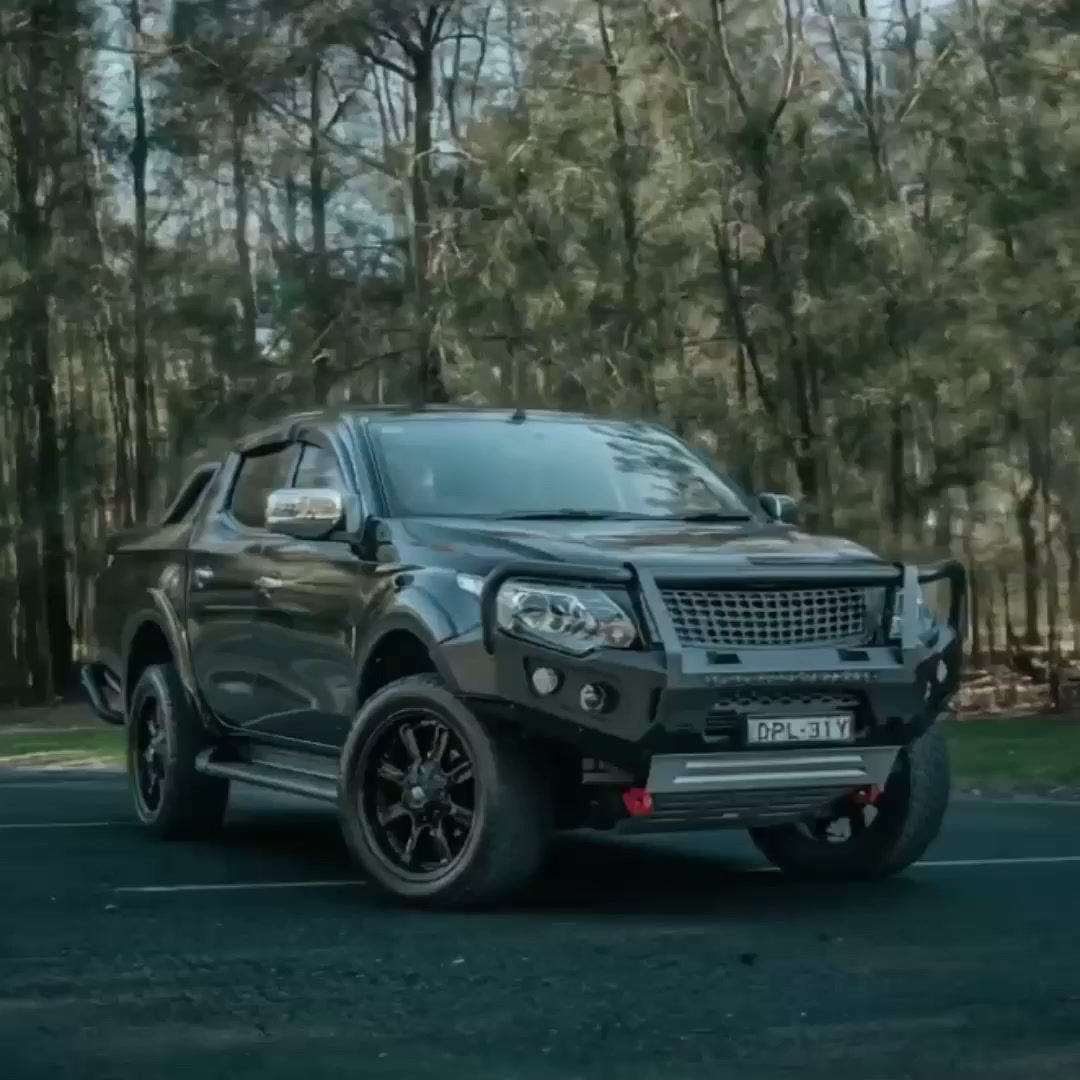 Rockarmor Gt Hoop Steel Bullbar - Mitsubishi Triton MQ 04/2015 - 10/2018