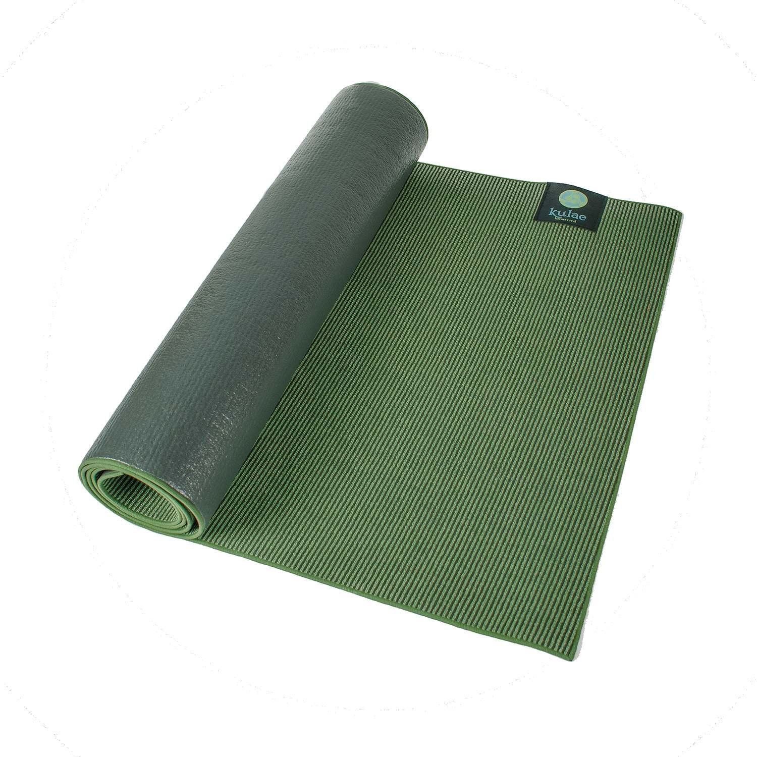 Kulae Elite Hot Hybrid Yoga Mat, Green