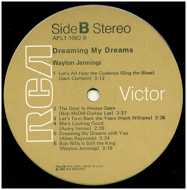 Pochette Dreaming My Dreams de Waylon Jennings en HD