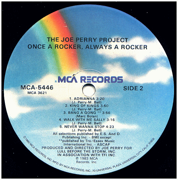 Once A Rocker Always A Rocker Pochette Once A Rocker, Always A Rocker de Joe Perry Project en HD