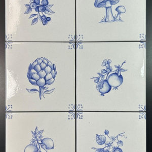 Blue and White