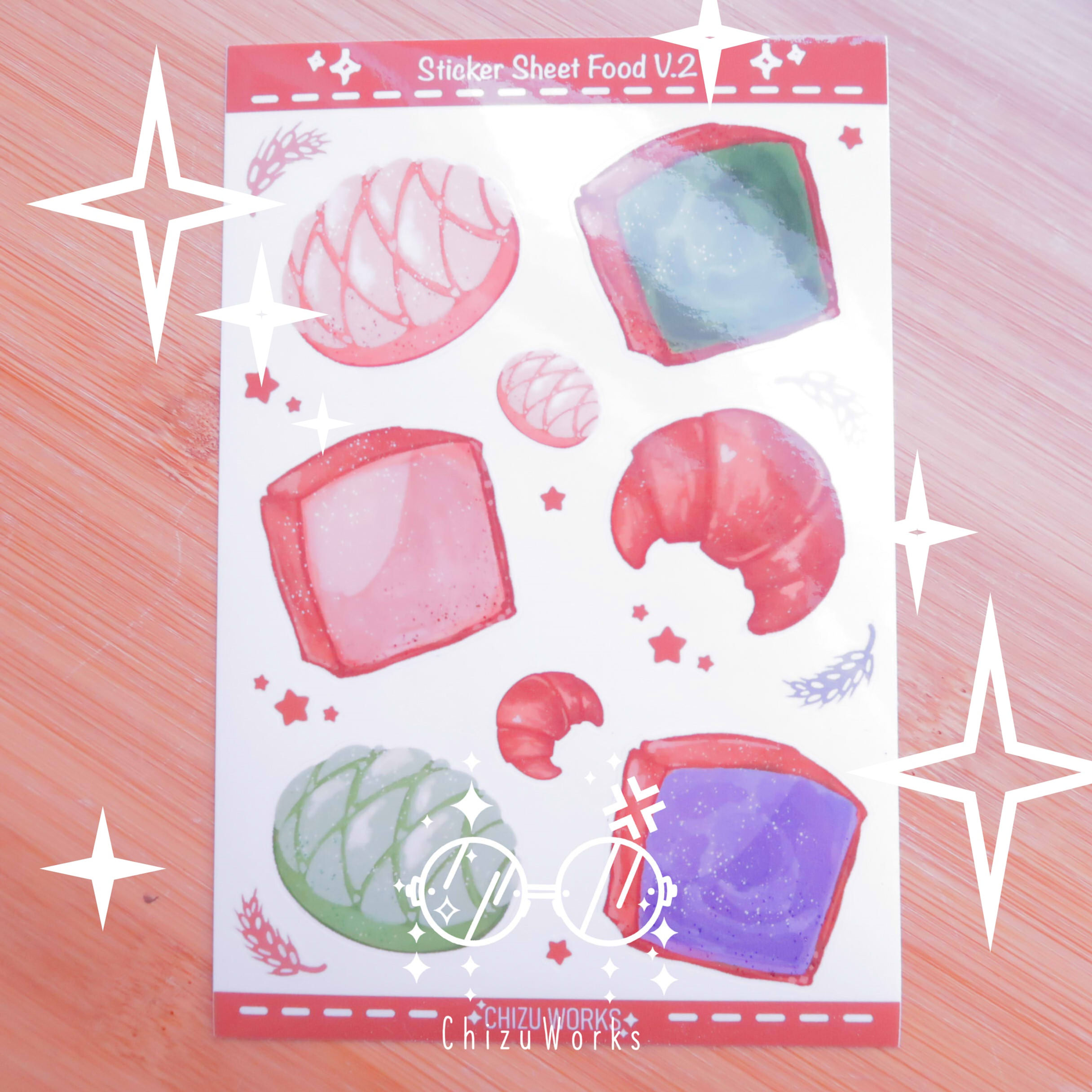 Food Sticker Sheet V2