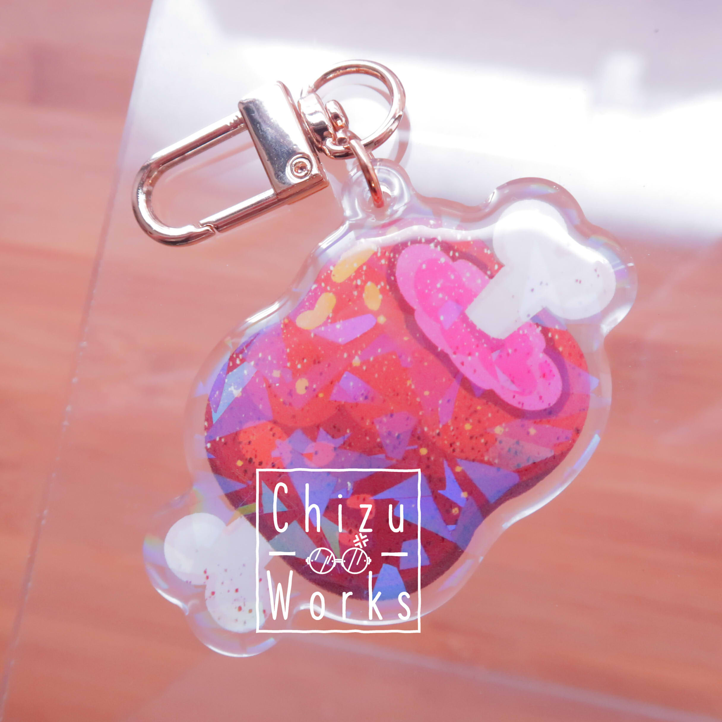 Crispy Roasted Meat Stick Acrylic Keychain