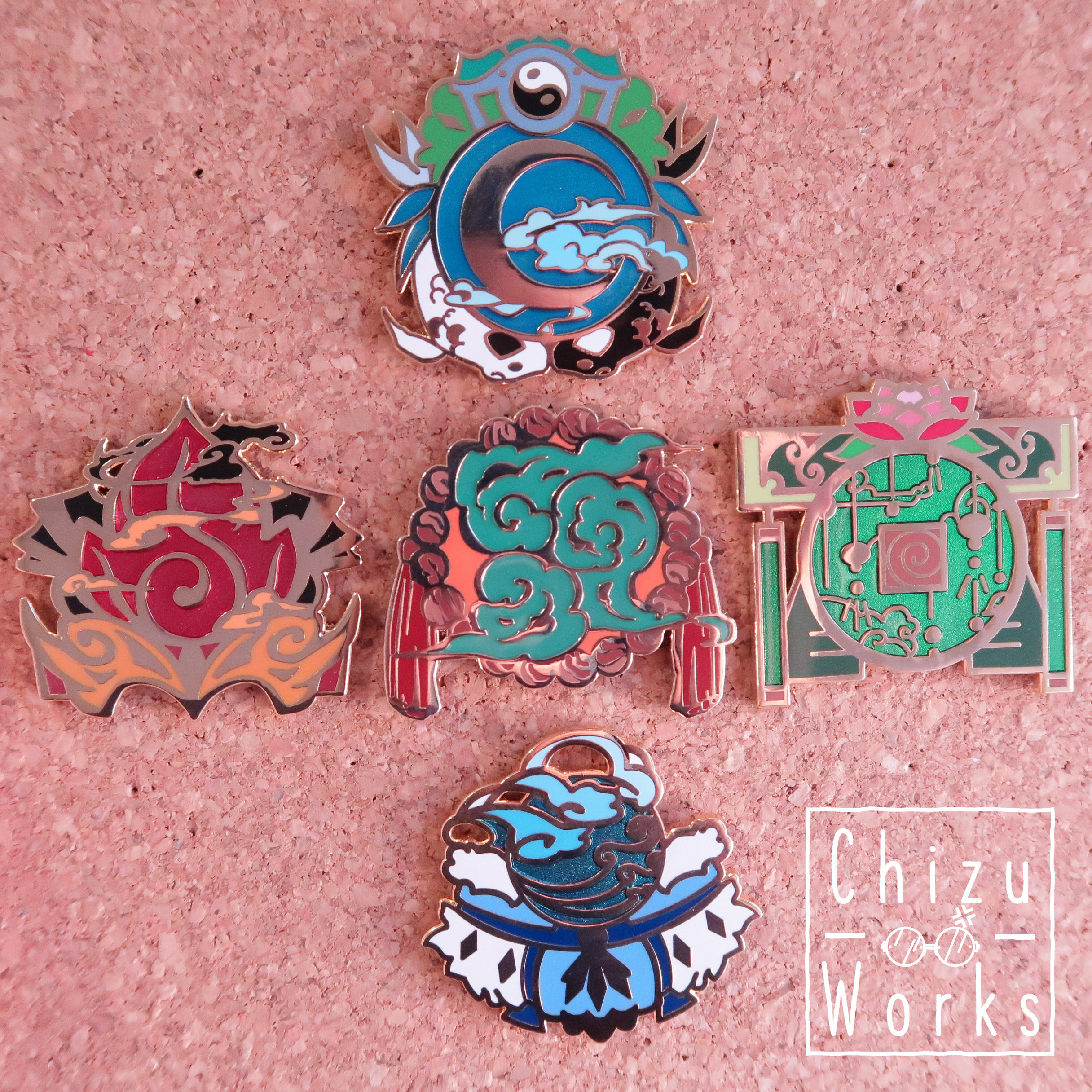 A_TLA Enamel Pin Set [LAST ONE!]