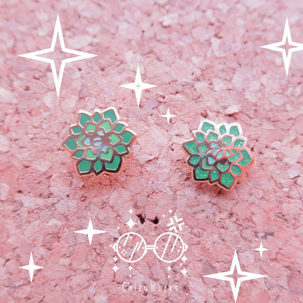 Thumbnail: Succulent Enamel Pin Board Fillers