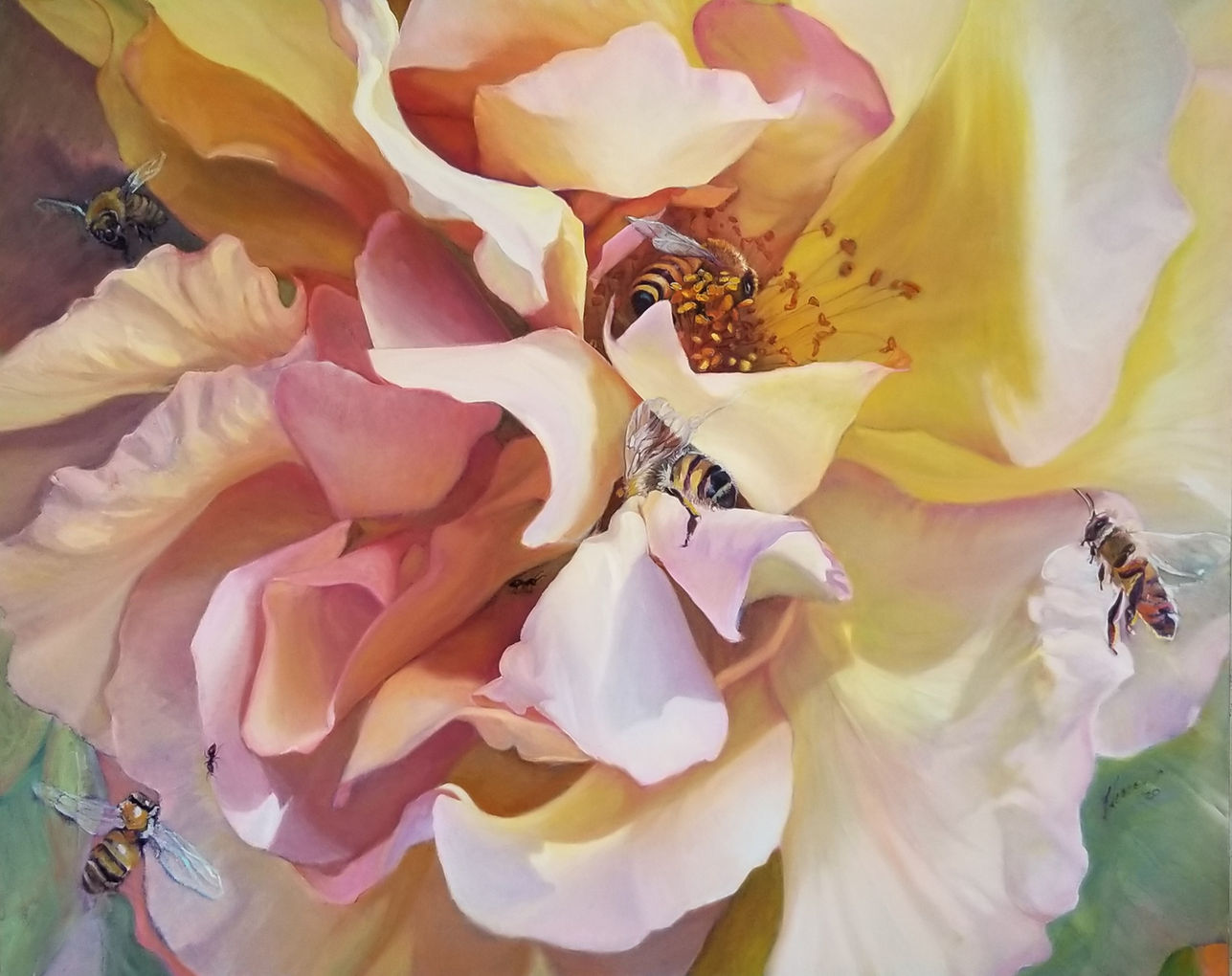 Title Harmony, Medium Oil on Canvas, Size 48 X 60, Started 2019, Artist Theresa.jpg