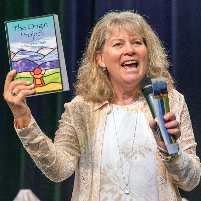 Nancy-Bolmeier-Fisher-unveiling-student-anthology-The-Origin-Project-Book-Four.jpg