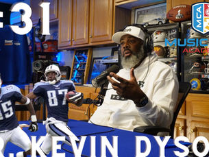 Dr. Kevin Dyson behind the mic