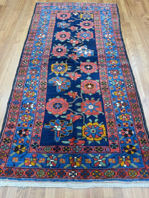 Thumbnail: Persian Malayer Rug, measuring 3'8" x 7'1". This elegant runner is hand woven from the finest wool,