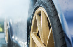 Cleaning Car by Hand Wash