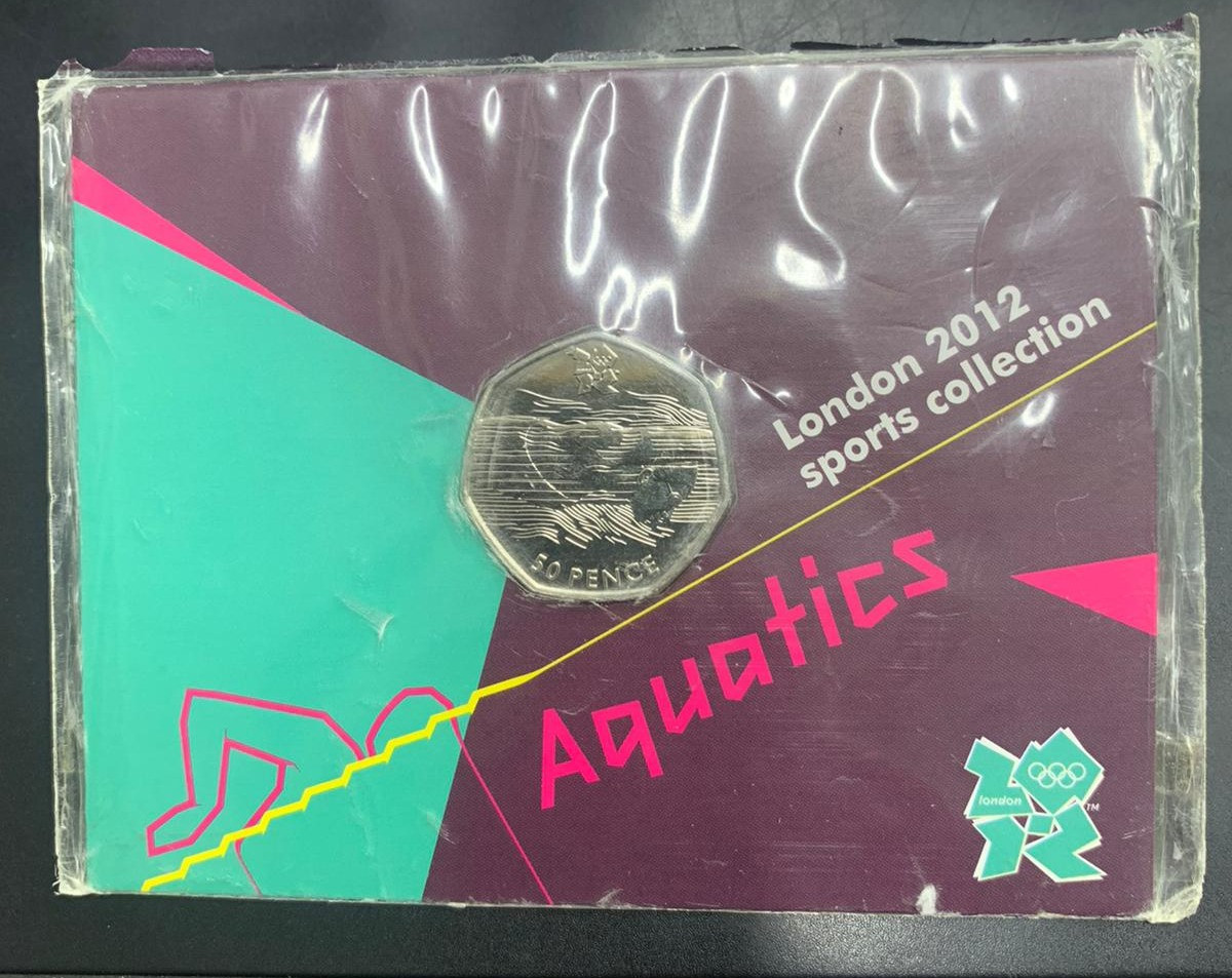 2012 Olympics Aquatics 50p